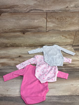 Hello Kitty 3pk Bodysuit Set Pink sz 6m