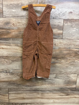 NEW Oshkosh Corduroy Overalls Brown sz 2T