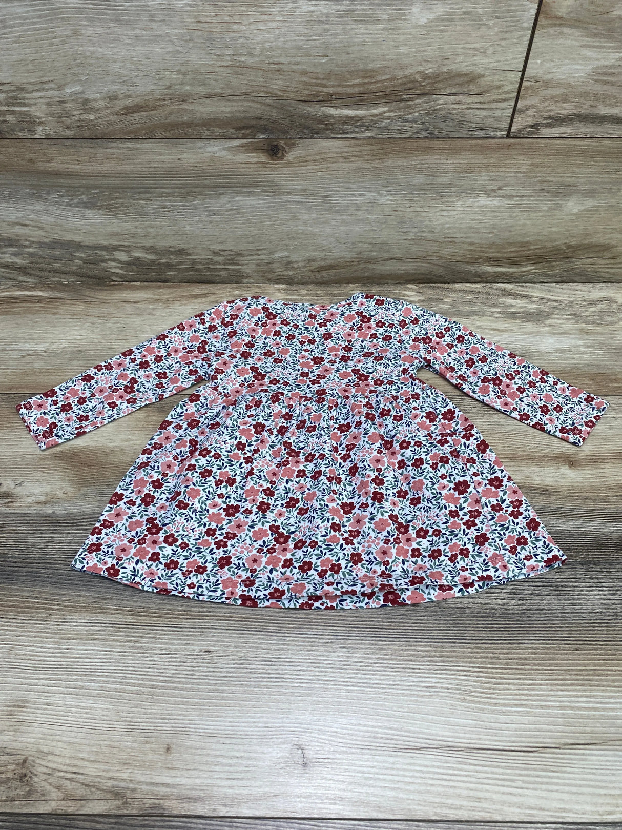 Laughing Llama Floral Dress White sz 12m - Me n Mommy To Be