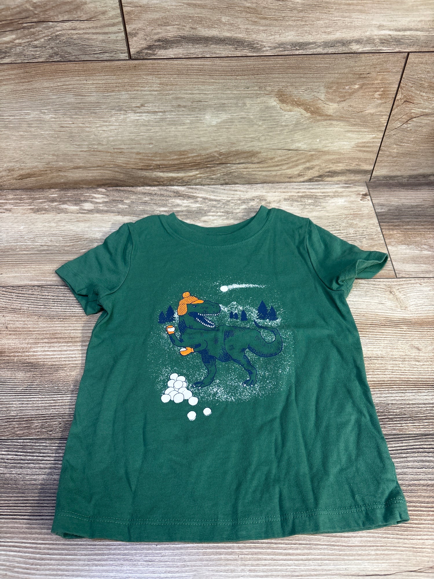 Cat & Jack Shirt Green sz 3T