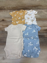 Carter's 4pk Bodysuits White sz Preemie