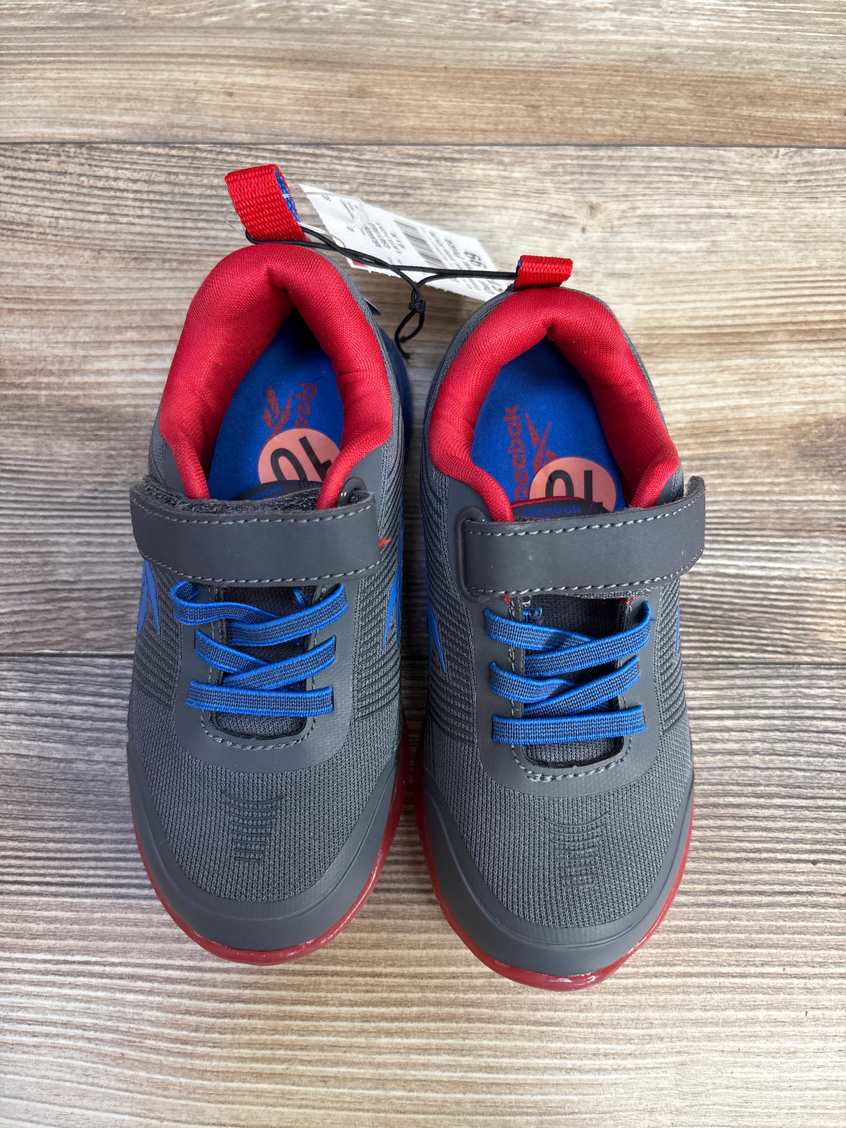 NEW Reebok Light-Up Sneakers, Grey sz 10c