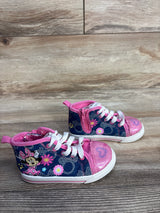 Disney Junior Minnie Mouse High Top Sneakers, Pink sz 7c
