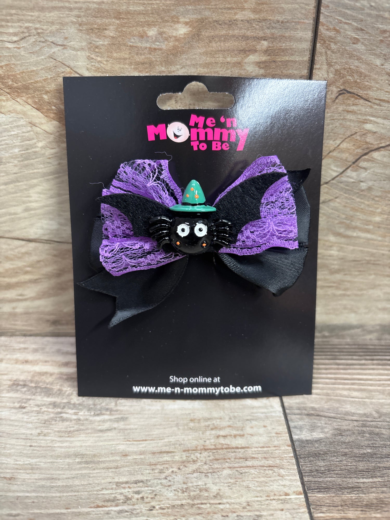 NEW Bat Applique Double-Layer Lace Hair Bow