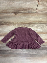 Modern Moments Peplum Shirt Mauve sz 6-9m