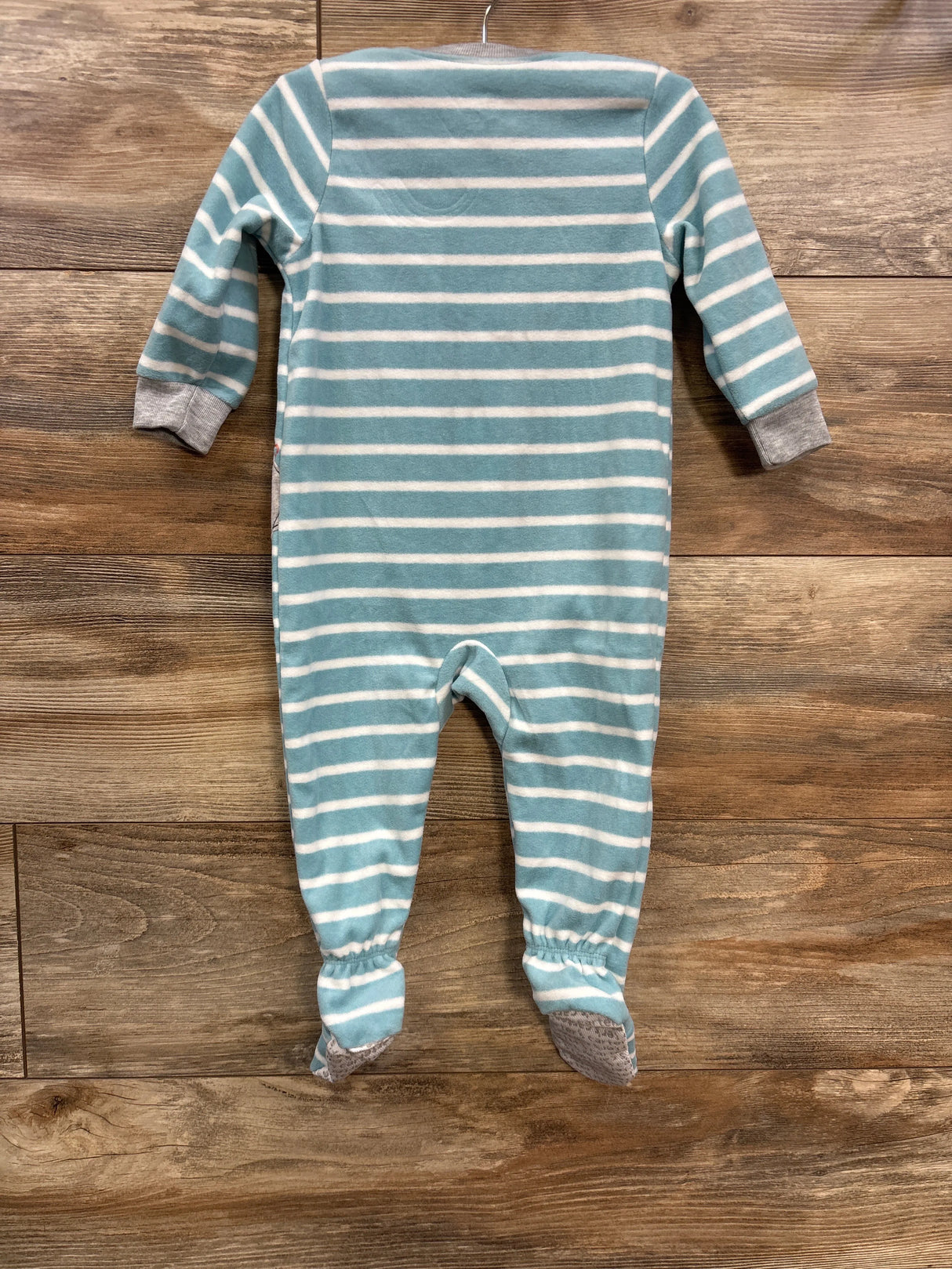 Carter's Striped Blanket Sleeper Blue sz 12m - Me n Mommy To Be