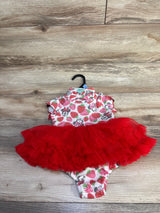 NEW Disney Baby 2pc Minnie Mouse Tutu Bodysuit & Headband Set White sz 3/6m
