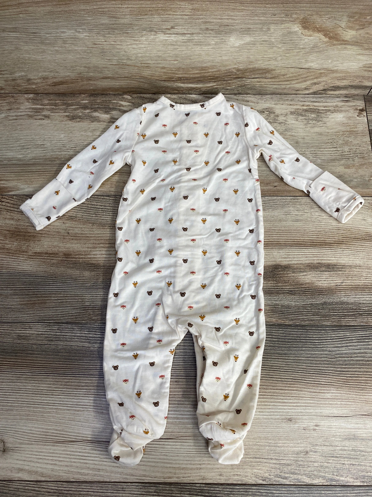 Starting Out Animal Print Sleeper Cream sz 3m