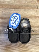 NEW Hey Dude Wally Basic Shoes Black sz 6c