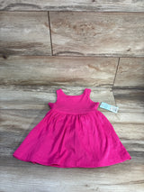 NEW Cat & Jack 2pc Ribbed Tank Dress & Bloomers Set Pink sz 12m