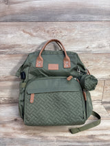 JOLLITO Diaper Bag Backpack with Changing Station Green