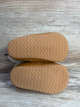 Cat & Jack Sherpa High-Top Crib Shoes Brown sz 1/2c