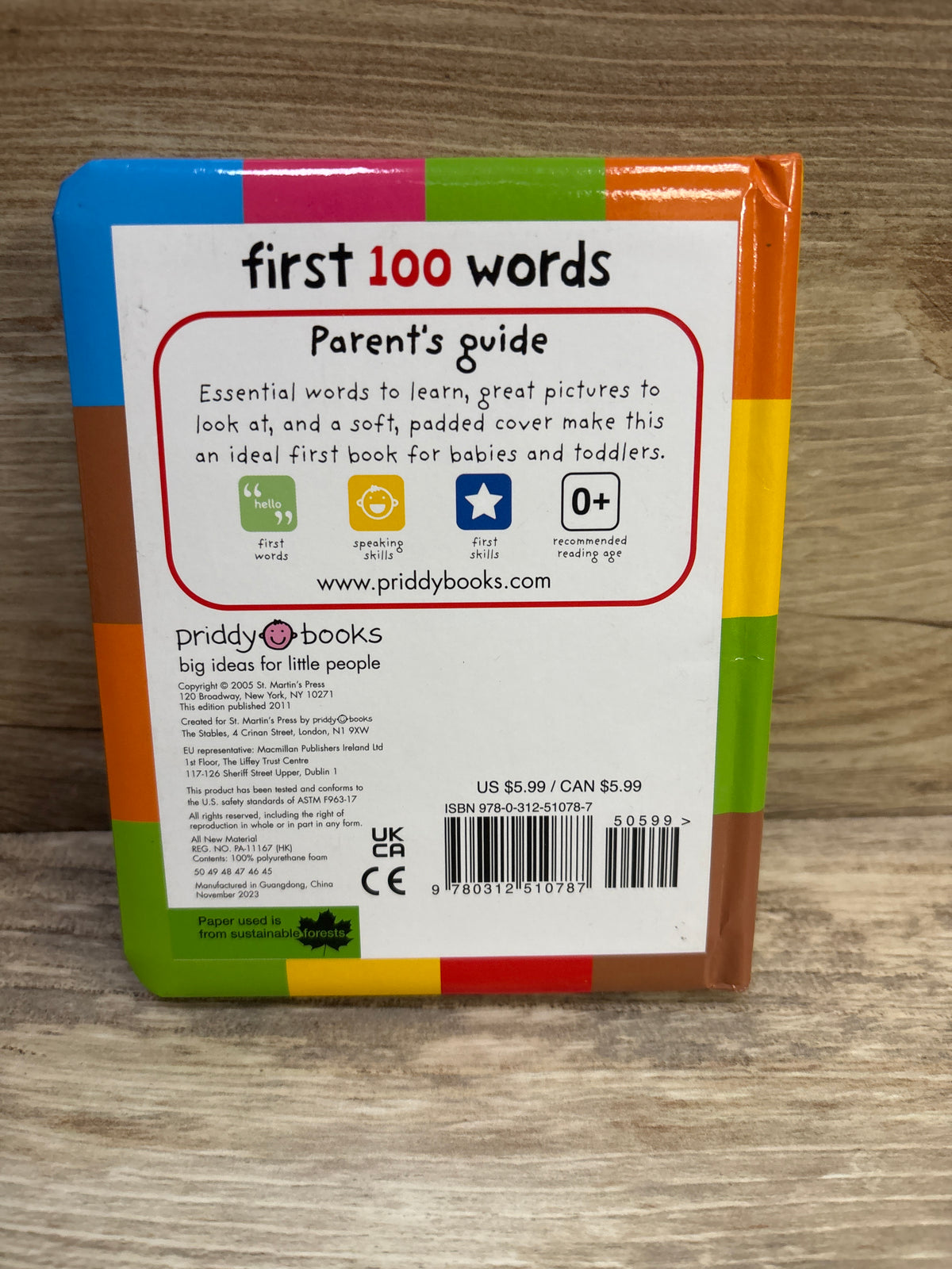 First 100 Words: A Padded Board Book