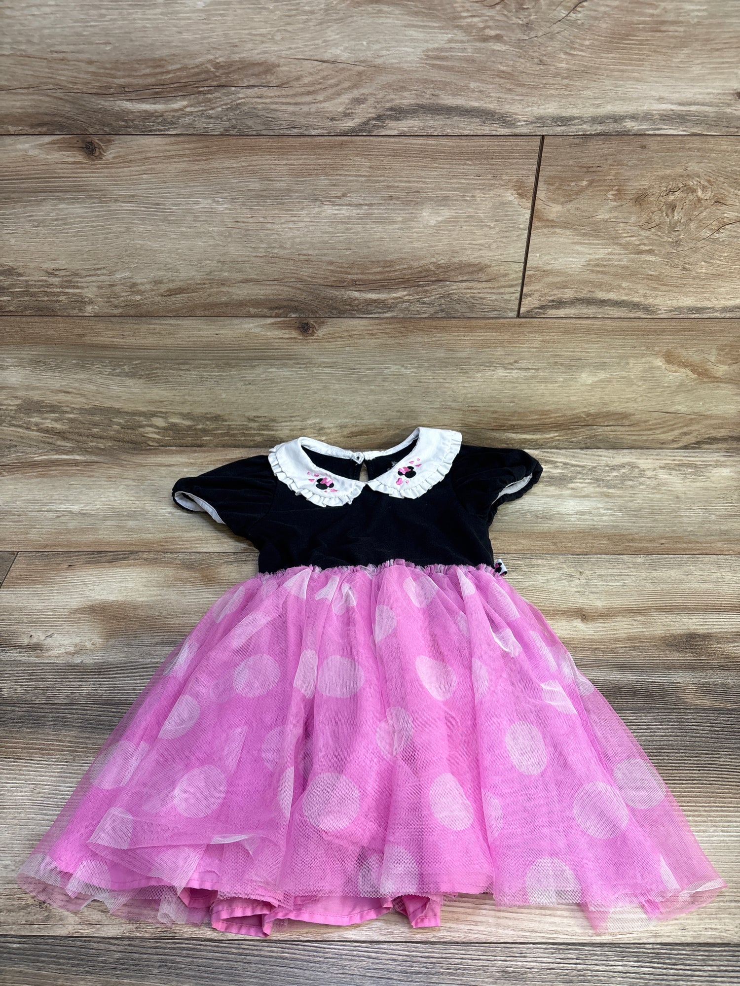 Disney Junior Minnie Mouse Lace Tulle Dress Black sz 5T
