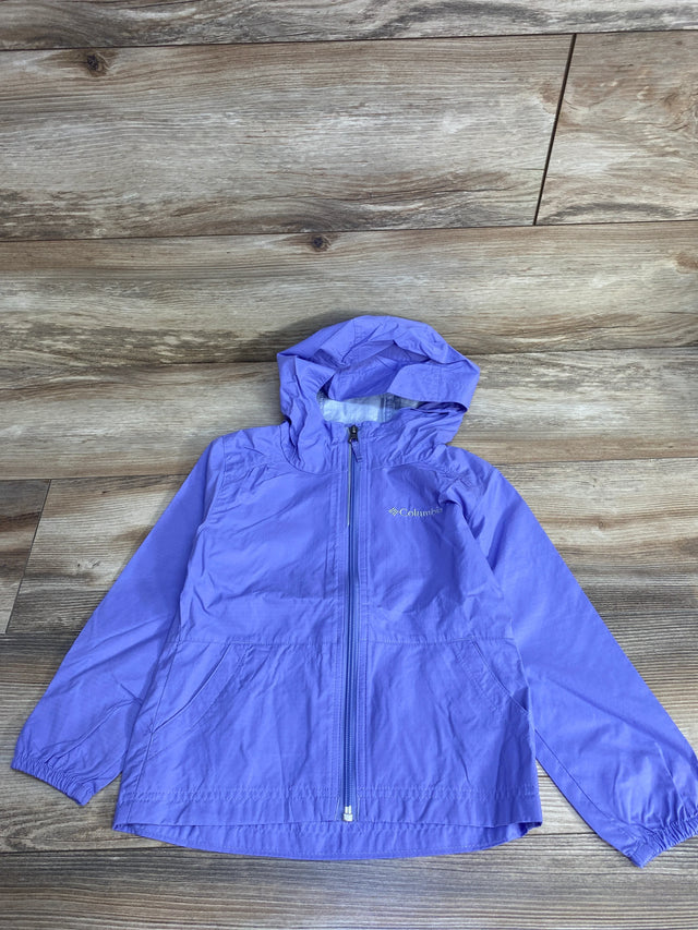 Columbia Hooded Windbreaker Jacket Periwinkle sz 4-5T - Me n Mommy To Be