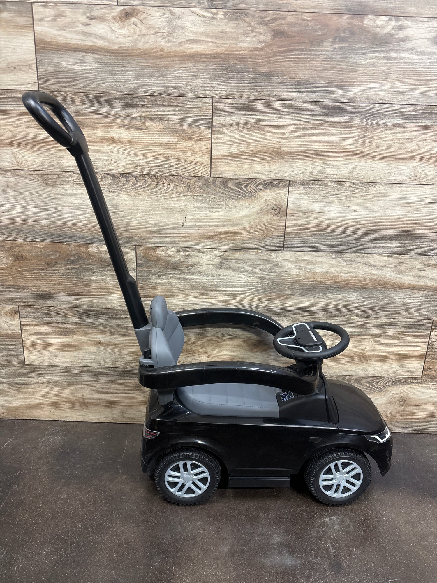 Olakids Land Rover 3-in-1 Discovery Push Car Ride-On Black