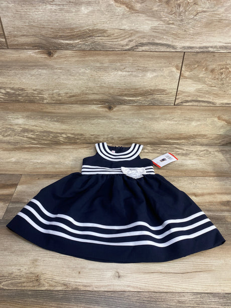 NEW Jessica Ann Sailor Dress Navy sz 2T - Me n Mommy To Be