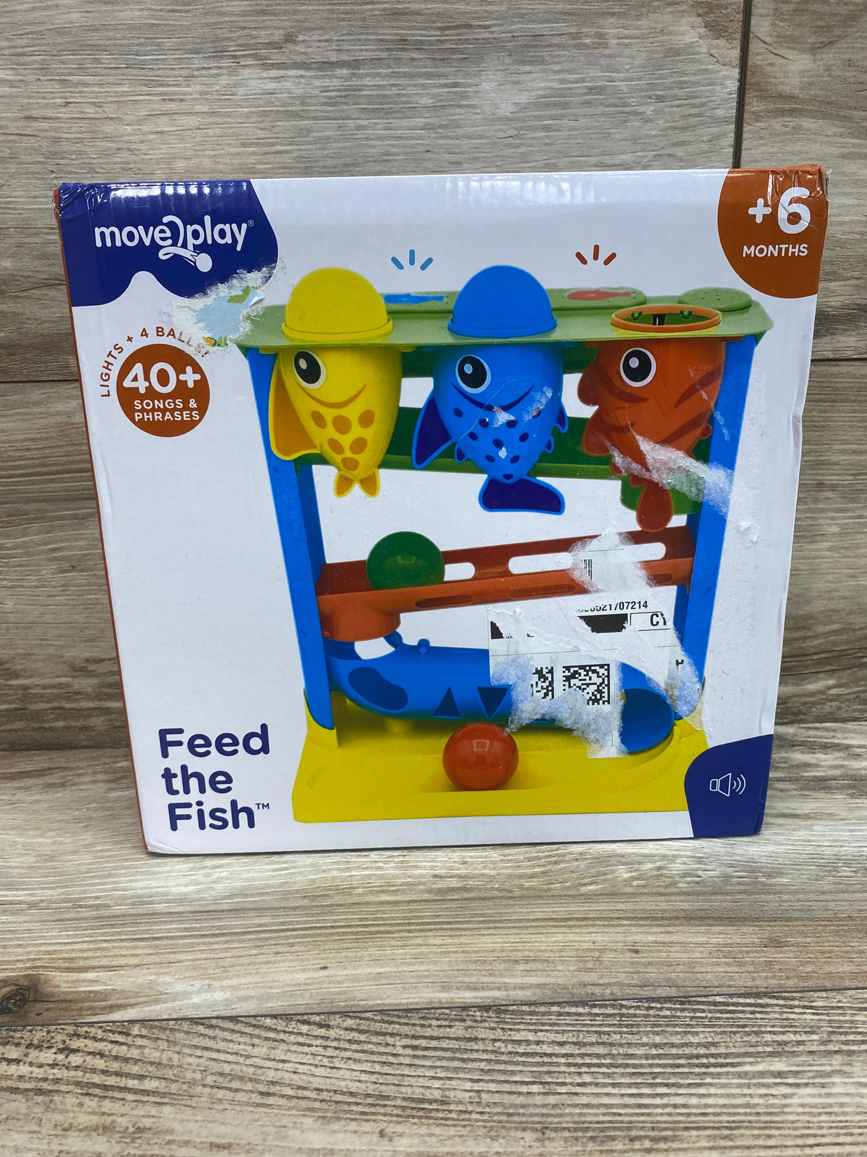 NEW Move2Play, Feed The Fish, Interactive Baby Toy