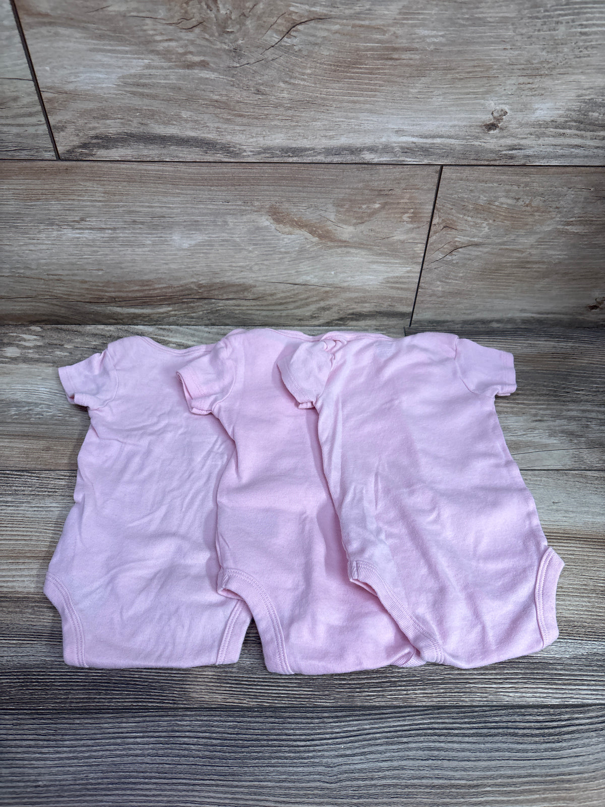 Gerber 3pk Bodysuits Pink sz 0-3m