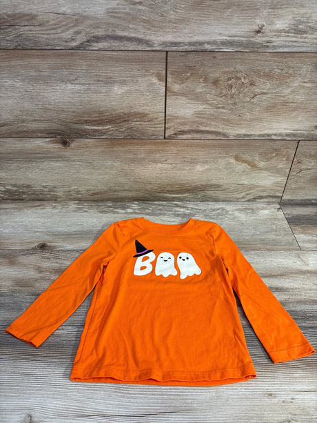 Cat & Jack Boo Long Sleeve Shirt Orange sz 3T - Me n Mommy To Be