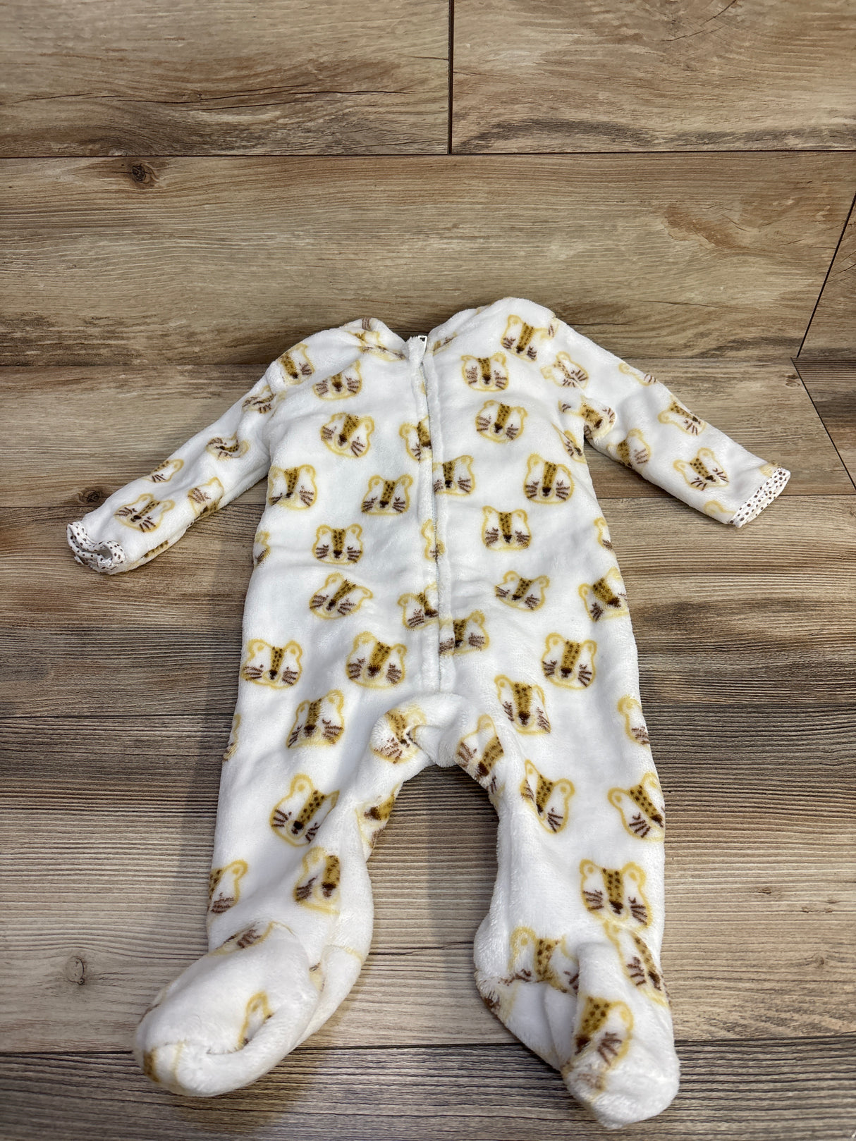 Baby Mack Meow Plush Bunting White sz 0-3m