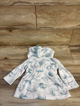 Just One You Terry Cloth Bath Robe White sz 0-9m