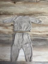 H&M 2pc Button Up Sweater Set Taupe sz Newborn