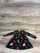 H&M Long Sleeve Christmas Dress Black sz 3-4T