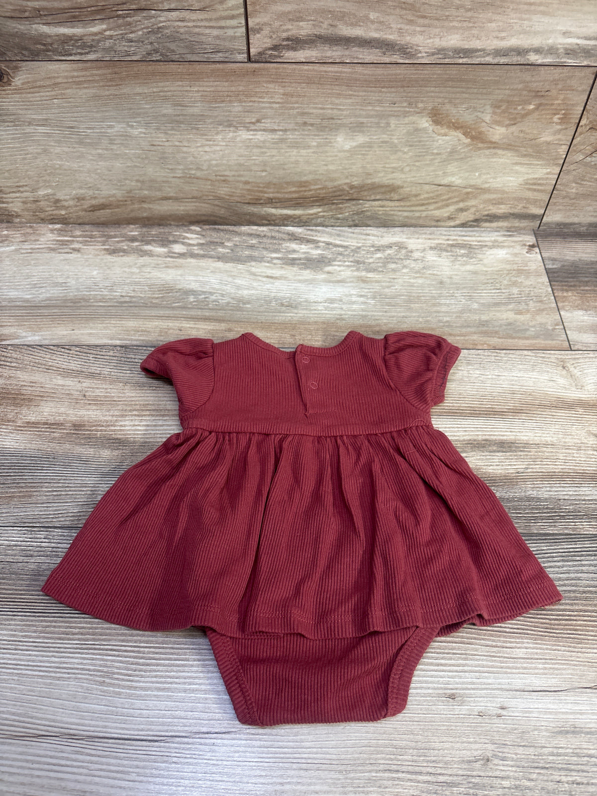 Tahari Ribbed Bodysuit Dress Burgundy sz 0/3m