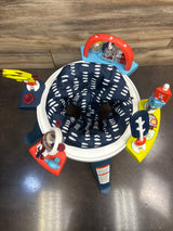 Fisher Price 3-in-1 Spin & Sort Activity Center in Navy Dashes