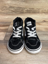 Vans Sk8-Hi Zip Shoes, Black sz 8c
