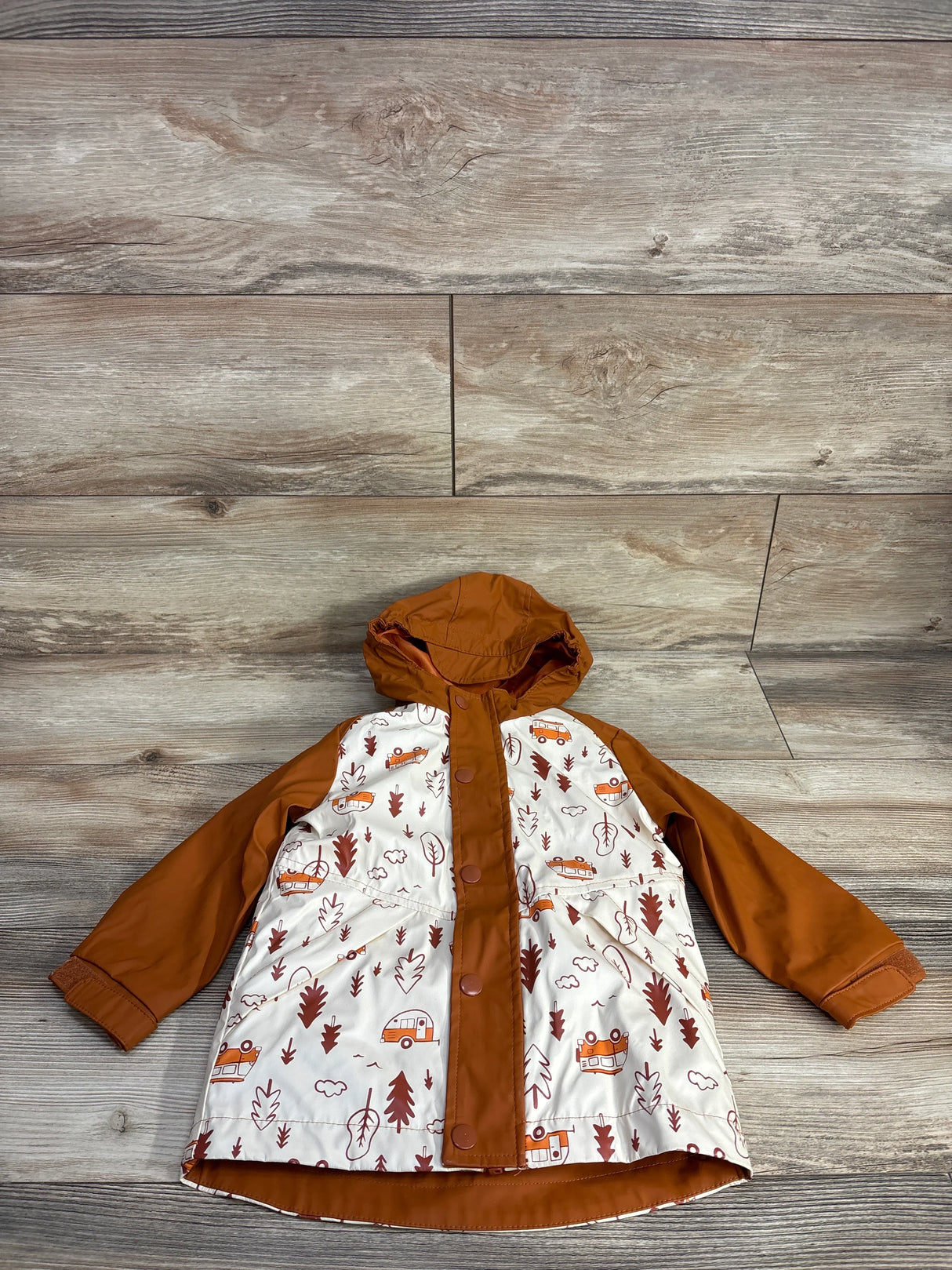 Cat & Jack 3-in-1 Rain Jacket Orange 2T