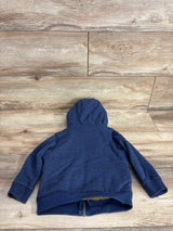 Carter's Full Zip Plush Lined Jacket Navy sz 24m