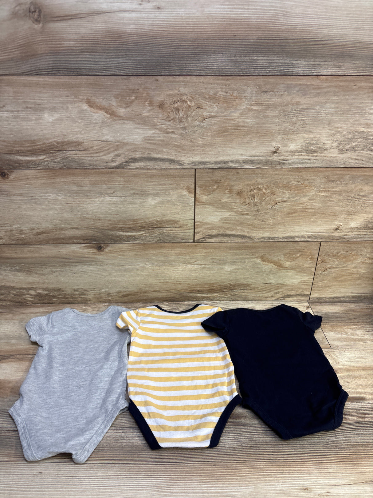 Puma 3pk Bodysuit Set Navy sz 6/9m