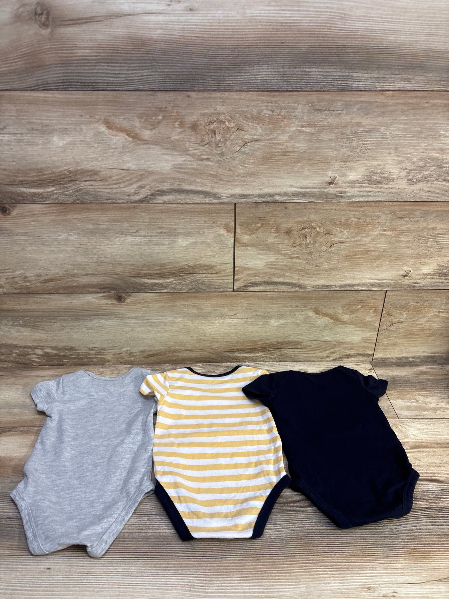 Puma 3pk Bodysuit Set Navy sz 6/9m
