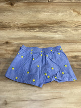 Janie and Jack Lemon Print Ruffle Skort Blue sz 4T