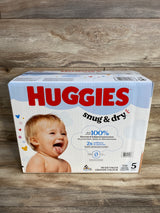 NEW Huggies Snug & Dry Diapers Size 5 136ct.