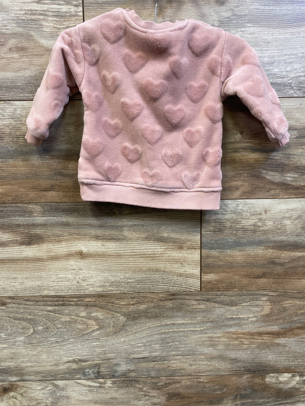 H&M Plush Pullover Sweatshirt Pink sz 9m