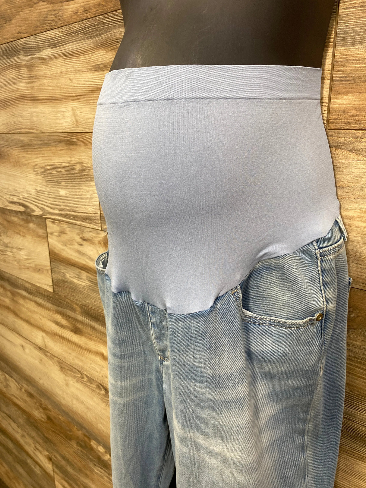 Sonoma Maternity Full Panel Jeans Blue sz Large