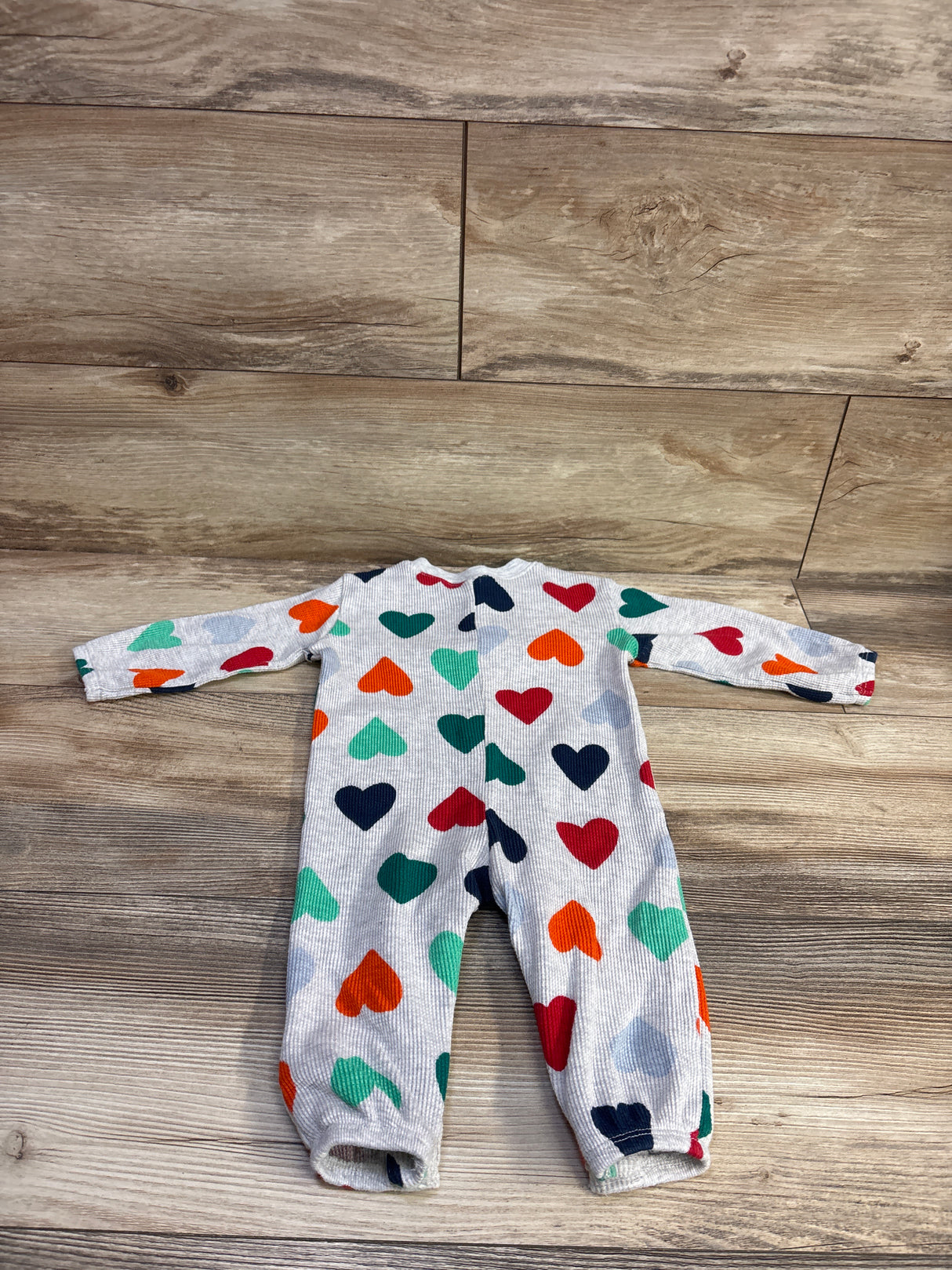 Old Navy Thermal Henley Coverall Grey sz 6-12m