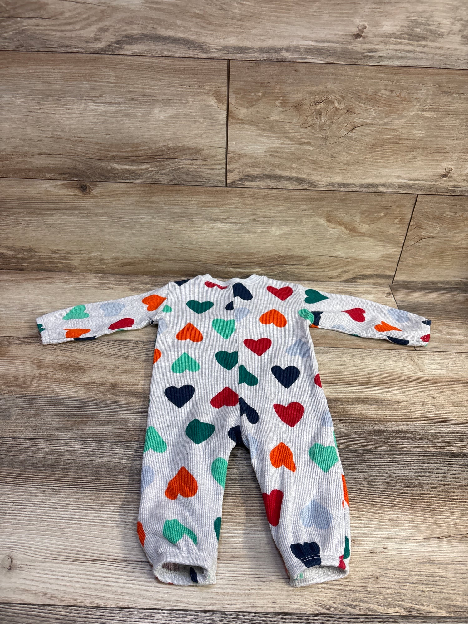 Old Navy Thermal Henley Coverall Grey sz 6-12m