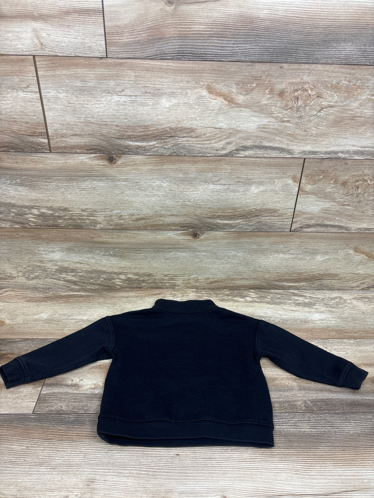 Carter's Quarter-Zip Pullover Sweatshirt Black sz 24m