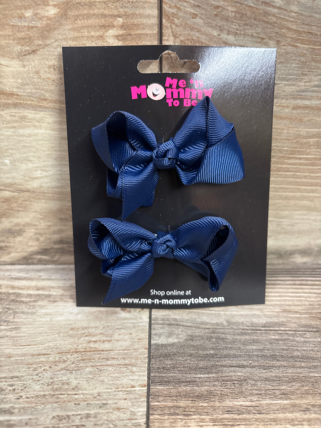 NEW Hair Bows 2pk Navy
