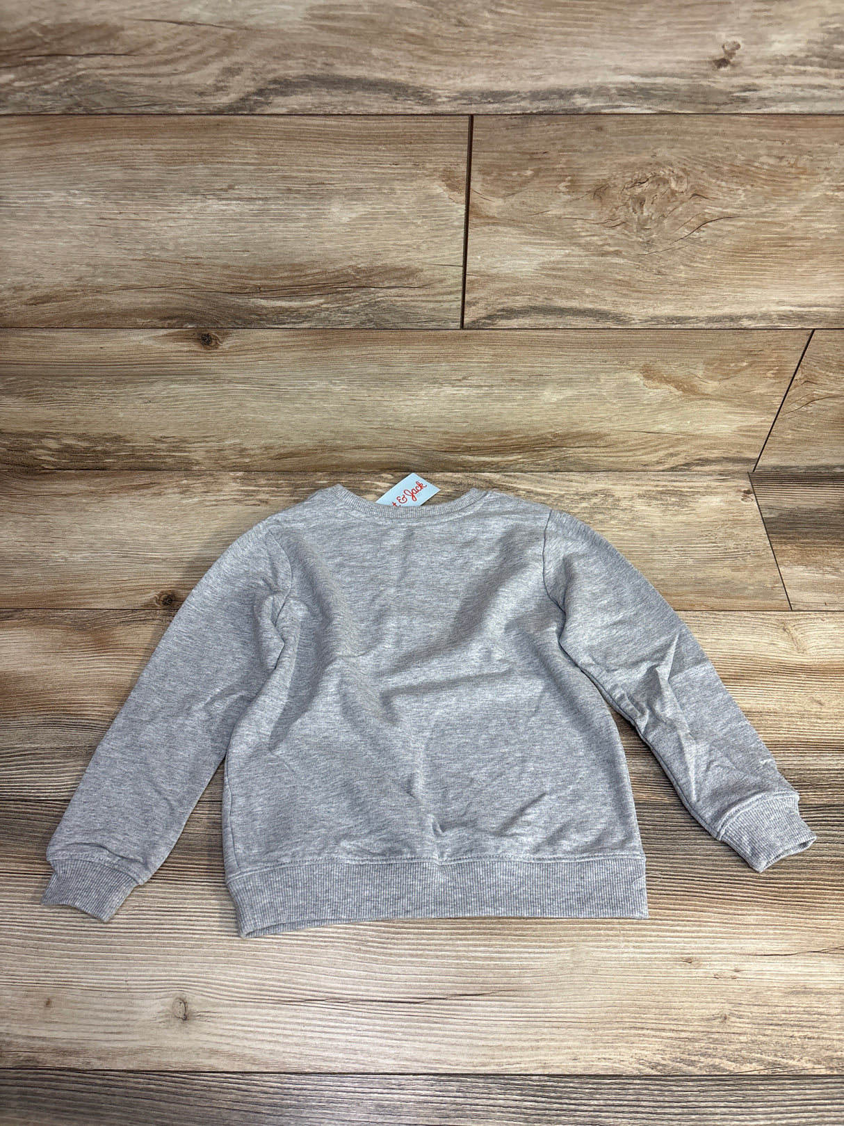 NEW Cat & Jack Floral Heart Sweatshirt Grey sz 5T