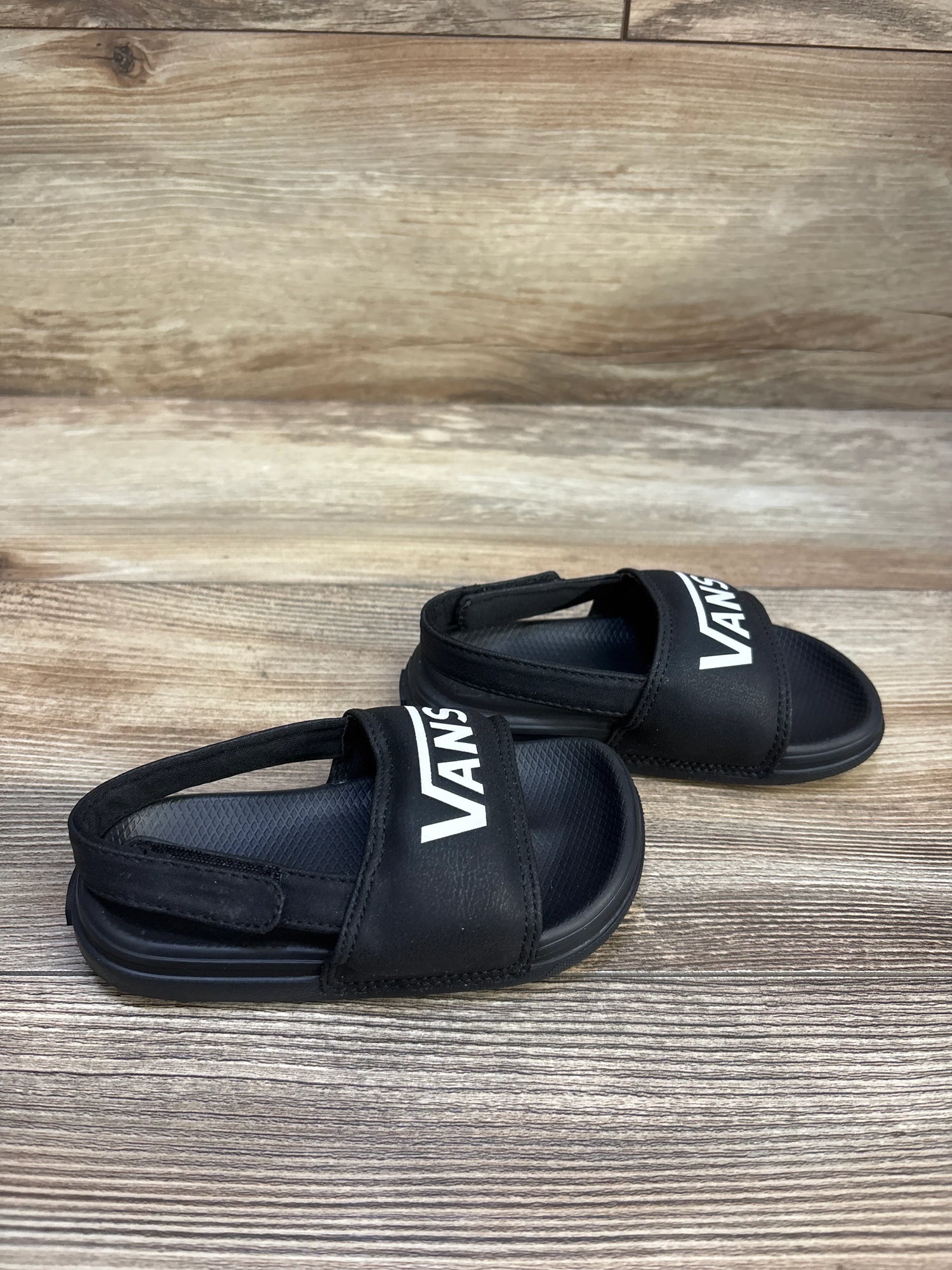Vans La Costa Slides Black sz 7c