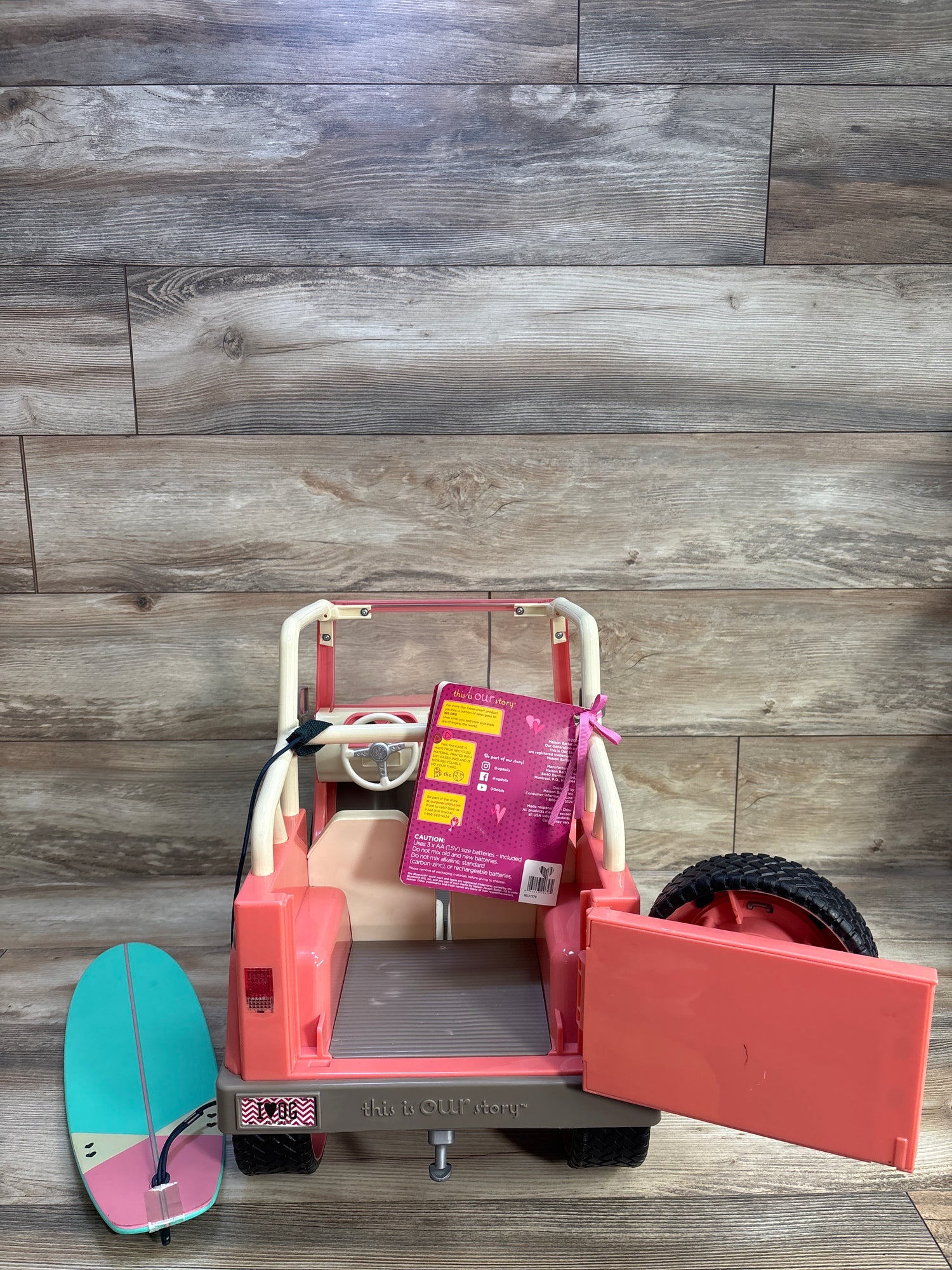 Our Generation Off-Roader 4x4 Doll Vehicle in Pink