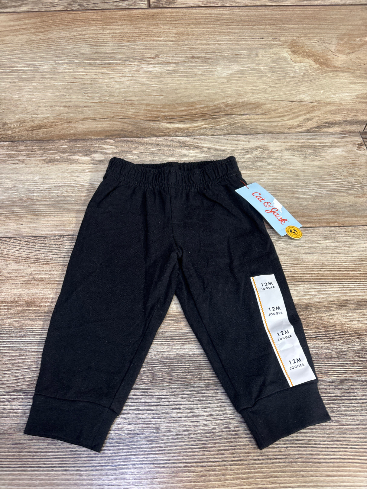 NEW Cat & Jack Pull On Pants Black sz 12m