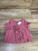 NEW Baby Gap Cheetah Shirt Pink sz 0-3m
