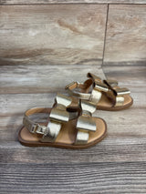 Cat & Jack Ruby Bow Sandals Gold sz 6c