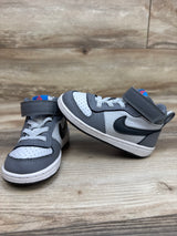 Nike Court Borough Mid TD 'Grey White Blue' Sneakers sz 7c